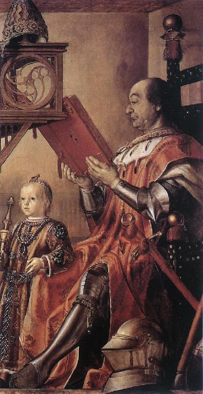 BERRUGUETE, Pedro Prince Federico da Montefeltro and his Son oil painting image